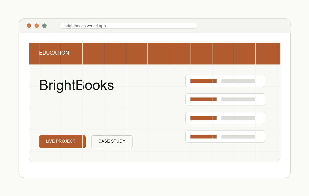 BrightBooks project preview