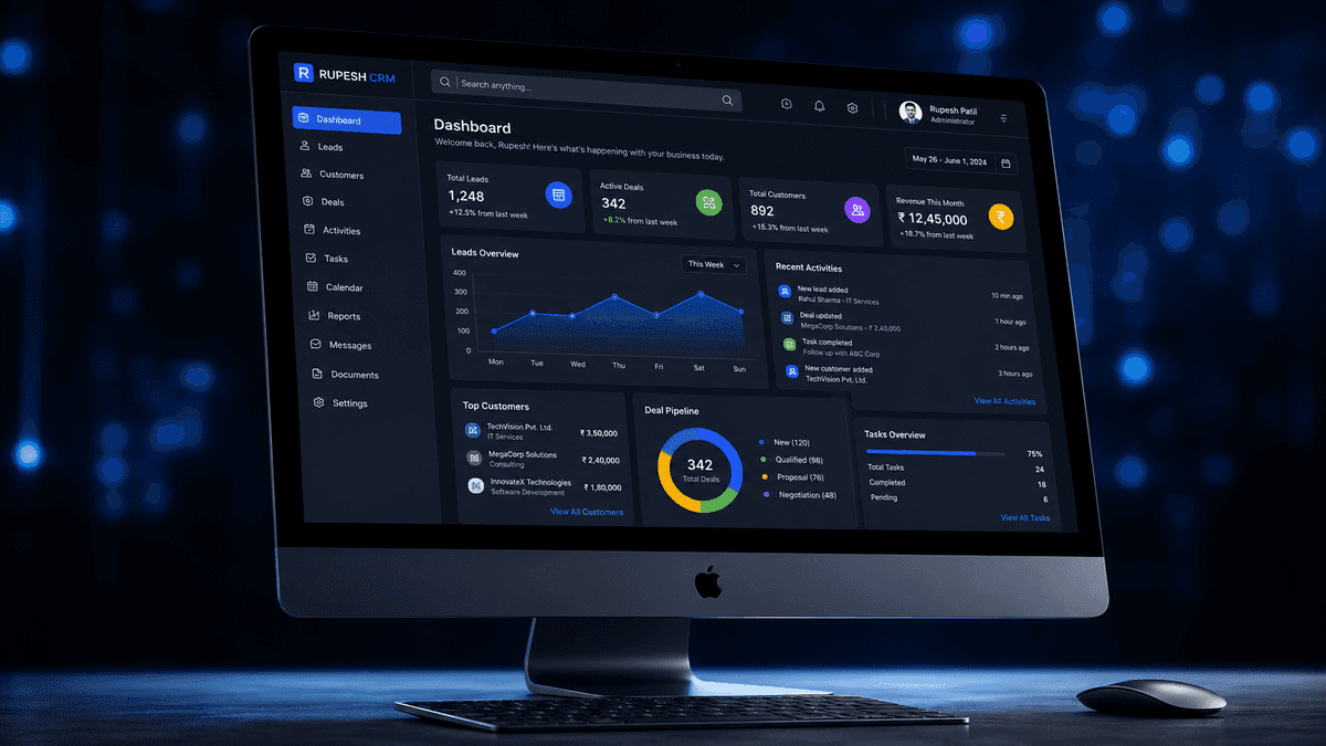 Rupesh CRM project preview