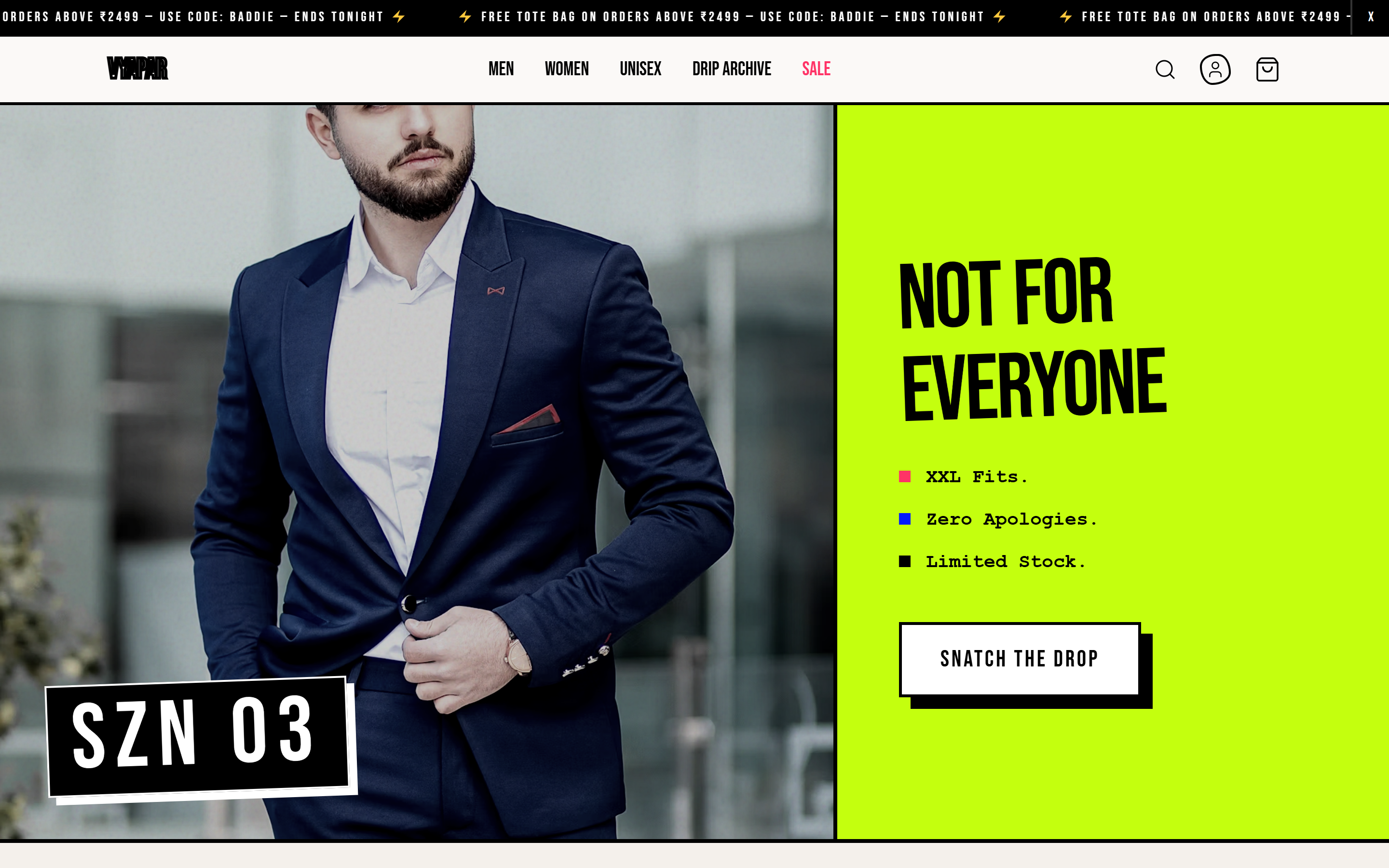 A tactile skeuomorphic e-commerce storefront with physical-feel interactions